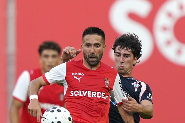 João Moutinho dá o mote para que o SC Braga possa entrar da melhor forma na nova época — Foto: Hugo Delgado/LUSA