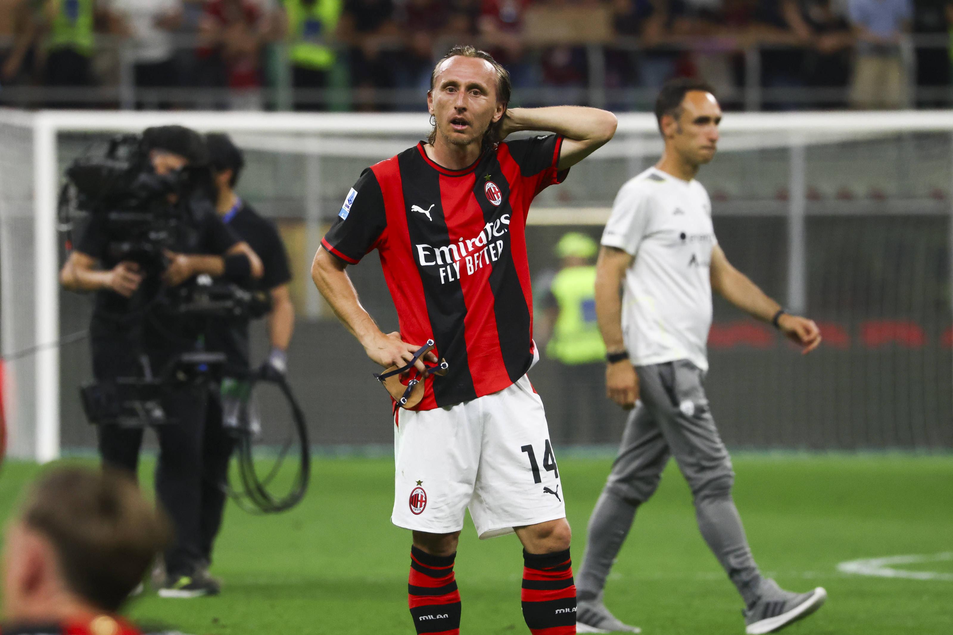 Luka Modric jogou uma época no Milan