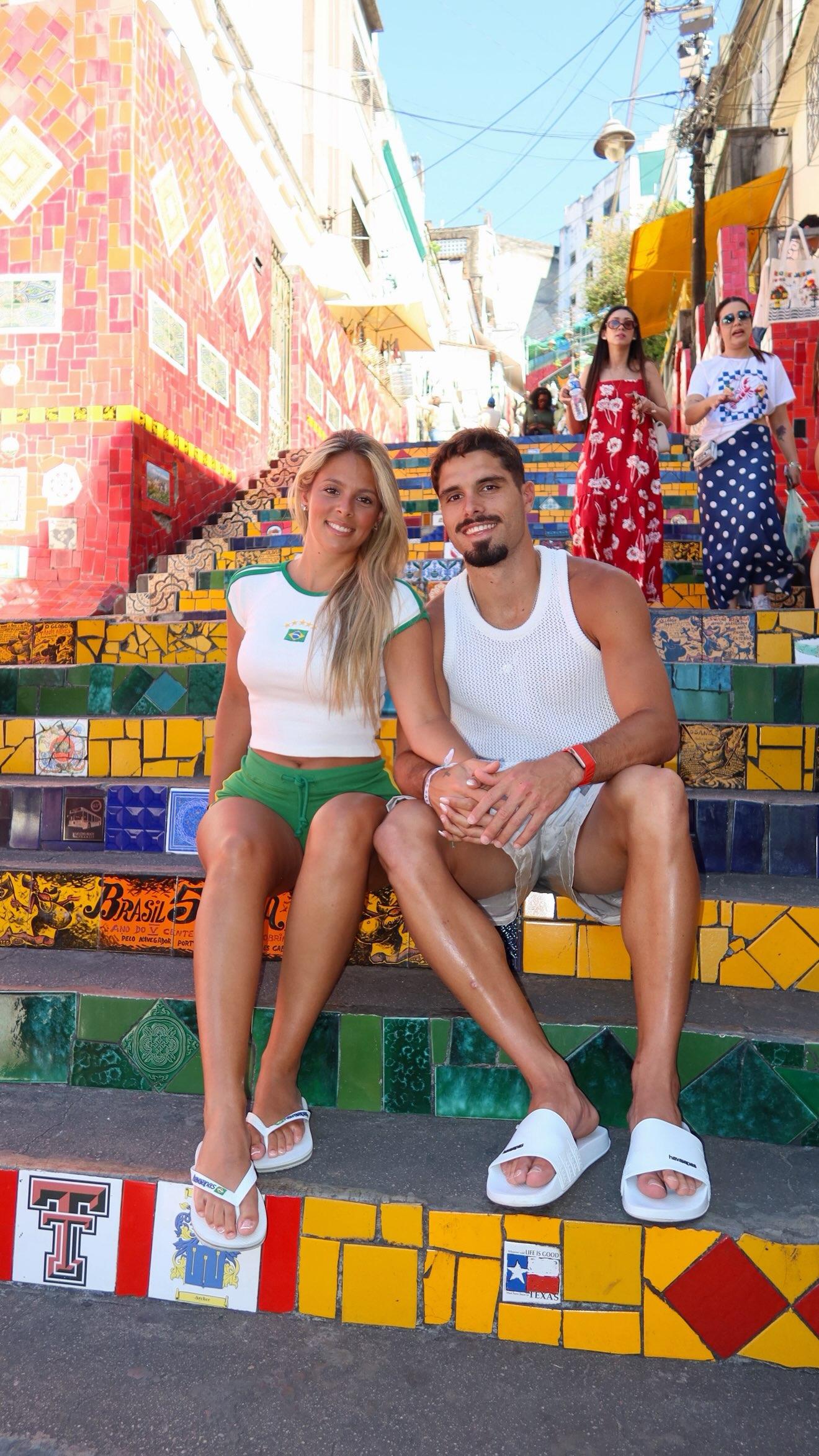 Carolina Silva esteve com Pedro Neto no Rio de Janeiro (Foto: carolina.csilva/Instagram)