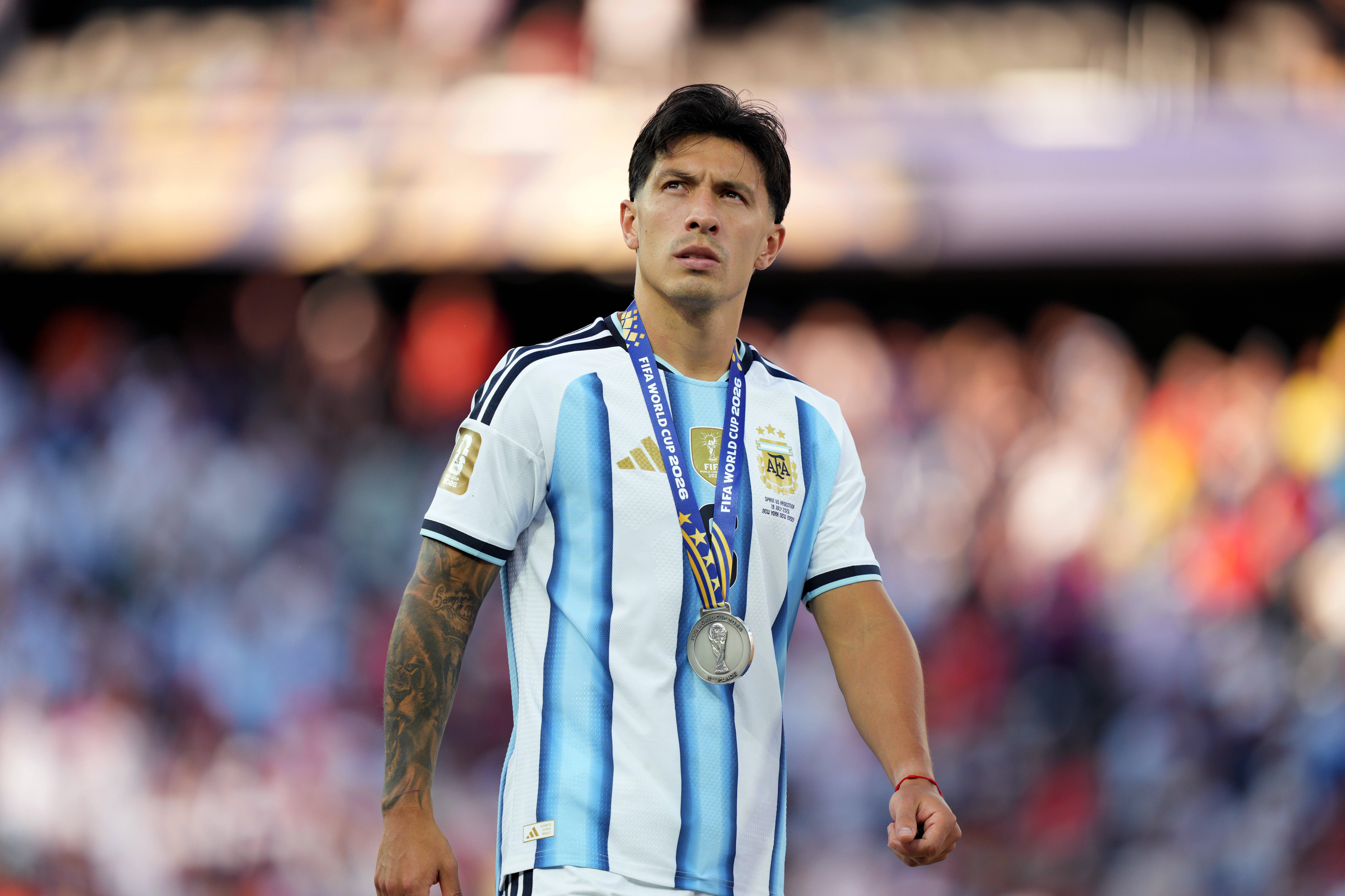 Lisandro Martínez foi campeão do mundo pela Argentina em 2022