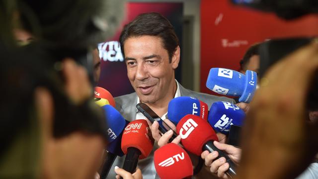 Rui Costa, presidente do Benfica — Foto: Miguel Nunes