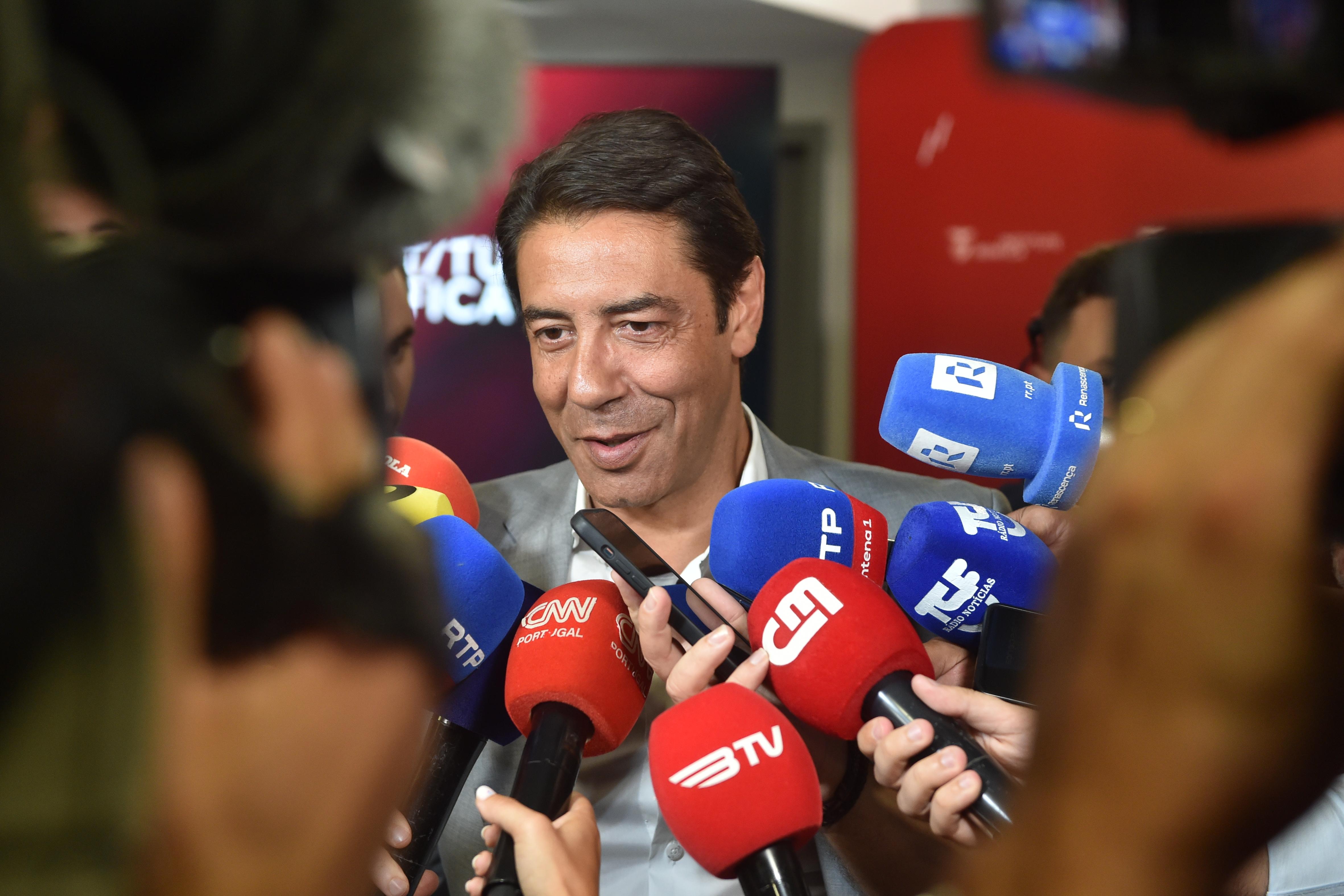 Rui Costa, presidente do Benfica — Foto: Miguel Nunes