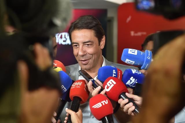 Rui Costa, presidente do Benfica (foto: Miguel Nunes)