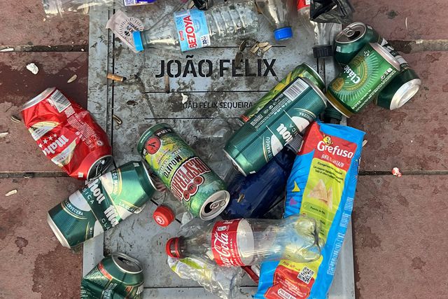 Placa de João Félix (novamente) vandalizada no Metropolitano