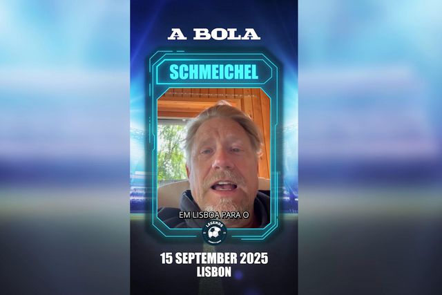 Schmeichel ansioso por voltar a Lisboa para o Legends Charity Game