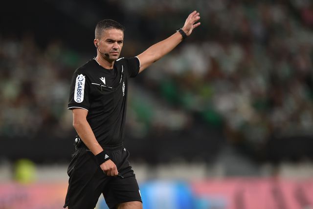 Hélder Malheiro foi o árbitro do Sporting-Arouca da 2.ª jornada da Liga Portugal Betclic. FOTO MIGUEL NUNES