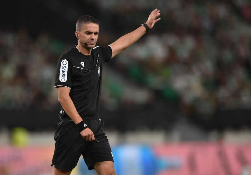 Hélder Malheiro foi o árbitro do Sporting-Arouca da 2.ª jornada da Liga Portugal Betclic. FOTO MIGUEL NUNES