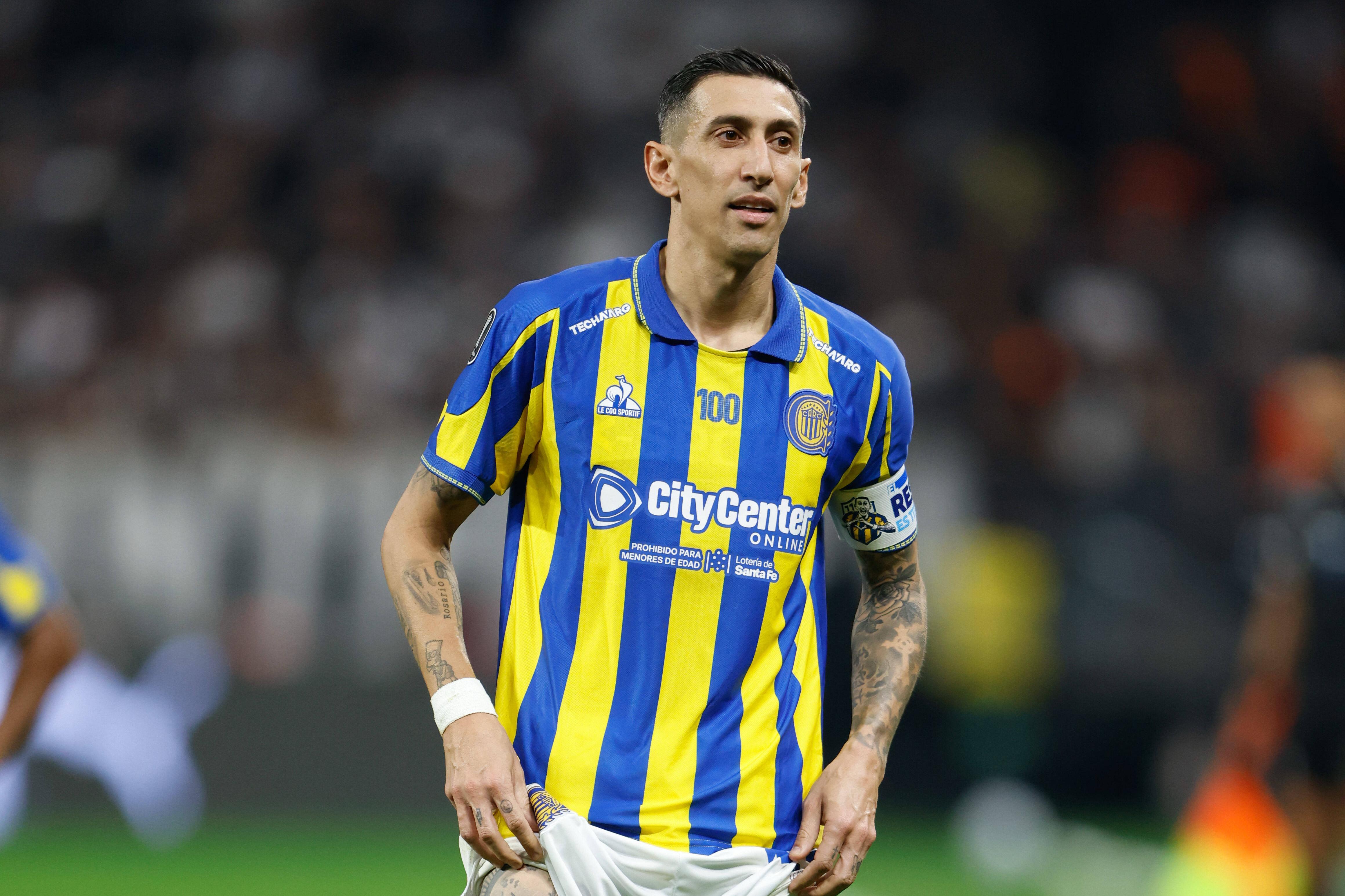 Di María a provocar os adeptos do Corinthians