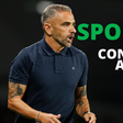 EM DIRETO: siga a conferência do treinador do Sporting