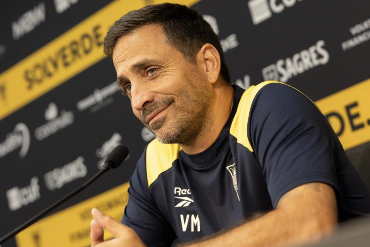 Vasco Matos confia num bom desempenho do Estoril na receção ao Rio Ave — Foto: Estoril