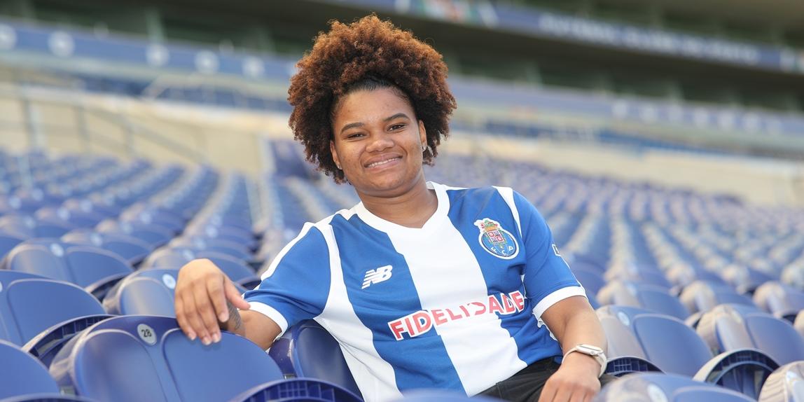 Mylena Freitas é jogadora das azuis e brancas - Foto: FC Porto