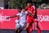 Gabriel Índio foi aposta da equipa B do Benfica diante do Portimonense e teve ação direta no golo das águias — Foto: Liga