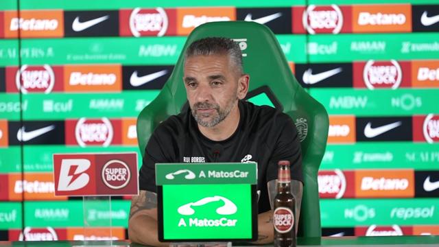 Rui Borges: «Benfica? Não estou preocupado com a casa do vizinho»