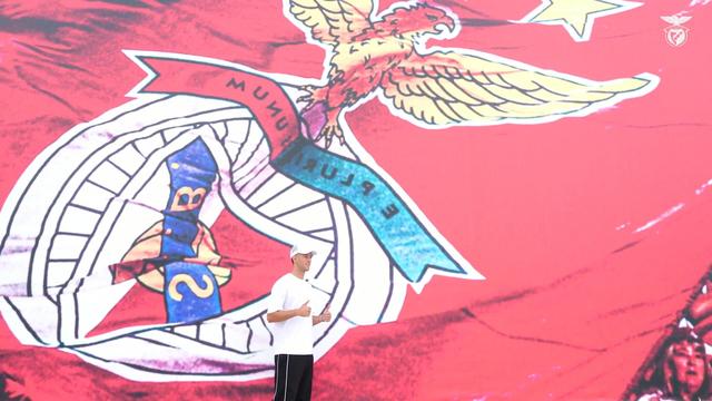 O primeiro treino de Circati no Benfica