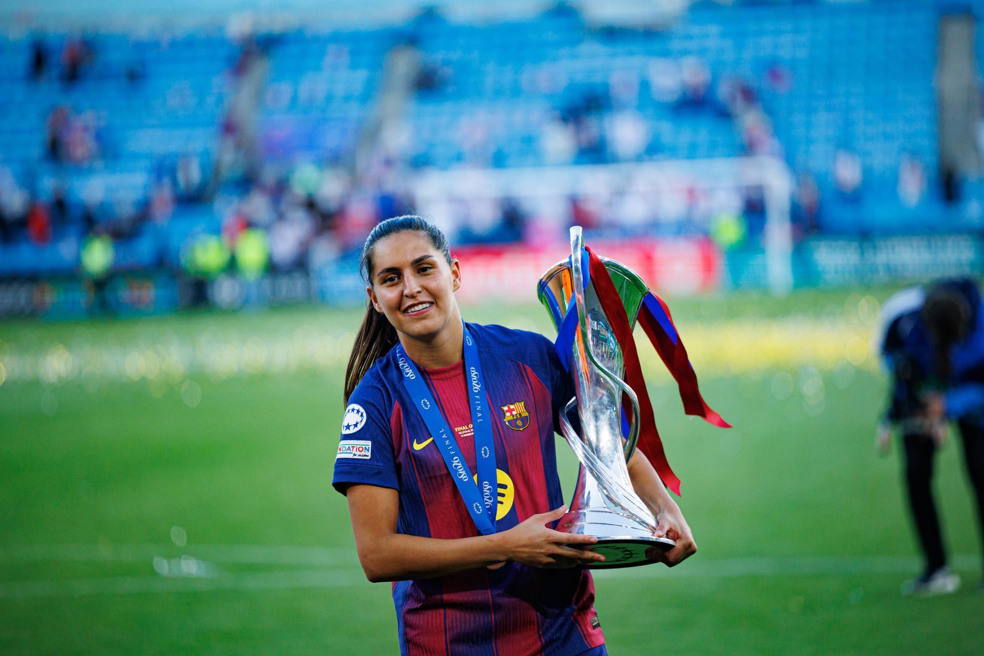 9 - Kika Nazareth, média do Barcelona e Portugal (83) - Foto: Imago