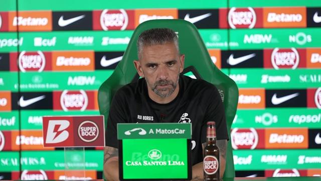Rui Borges avisa jogadores do Sporting: «Alverca é uma equipa competitiva»