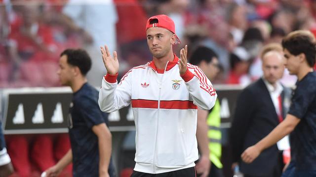 Alessandro Circati, central do Benfica (foto: Miguel Nunes)