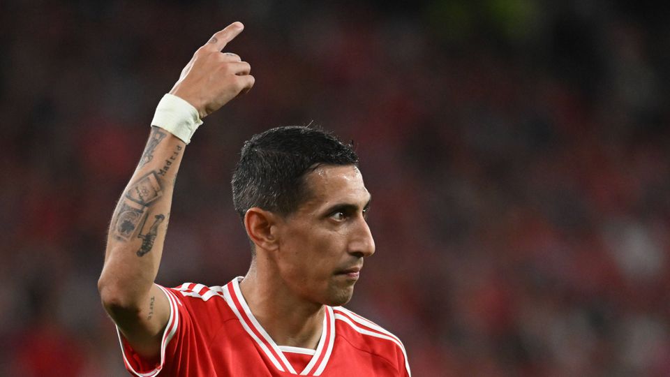 Benfica: Di María deixa mensagem e tem uma certeza