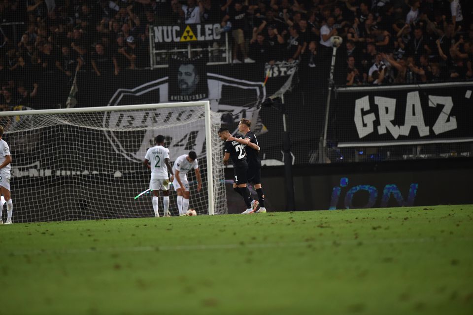 Sturm Graz abre o marcador frente ao Sporting (vídeo)