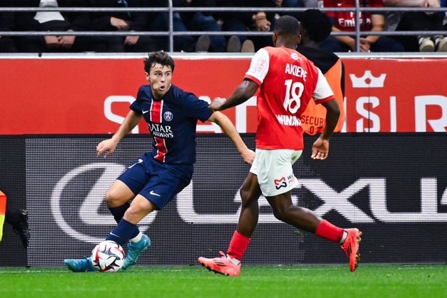 João Neves assiste mas PSG empata em casa do Reims