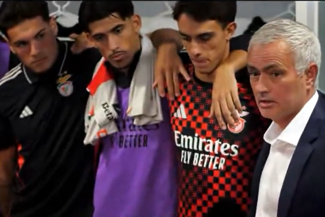 José Mourinho antes do Aves SAD-Benfica – SL Benfica