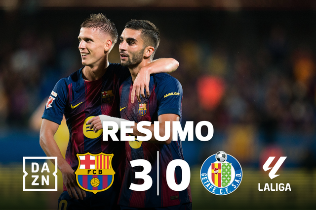 Barcelona domina, bate Getafe e 'morde os calcanhares' ao Real Madrid (resumo)