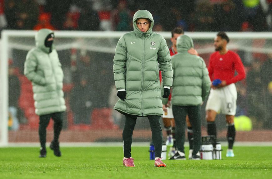 Alejandro Garnacho, do Chelsea, não foi utilizado frente ao United