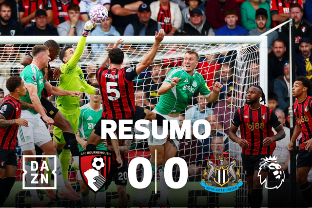 Bournemouth e Newcastle não desataram o nulo (resumo)
