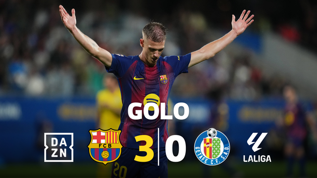 Depois de assistir, Dani Olmo também quis fazer golo