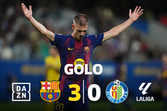 Depois de assistir, Dani Olmo também quis fazer golo