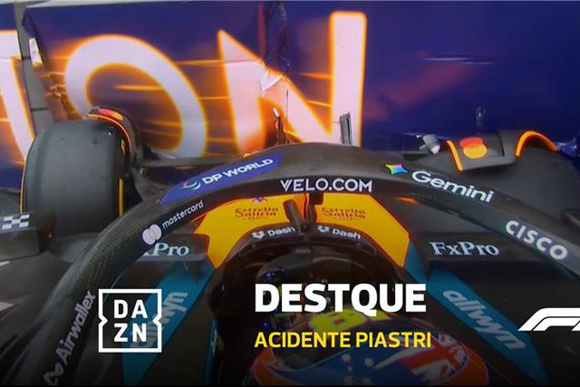 Mau arranque levou Piastri a arriscar na 1.ª volta e... acabou nas barreiras