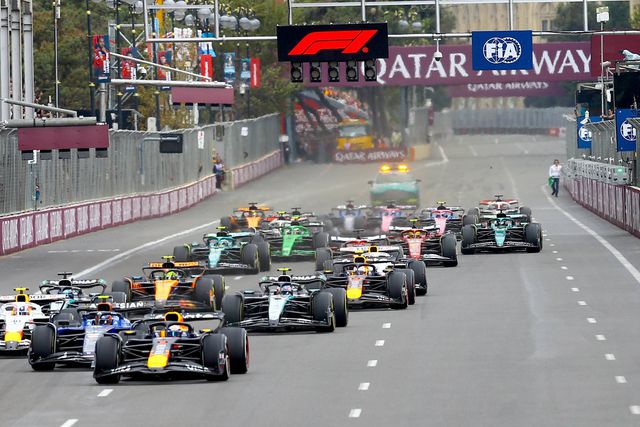 Arranque de corrida em Baku