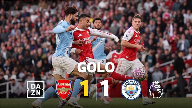 Drama no Emirates! Martinelli salva Arteta com um golaço na compensação