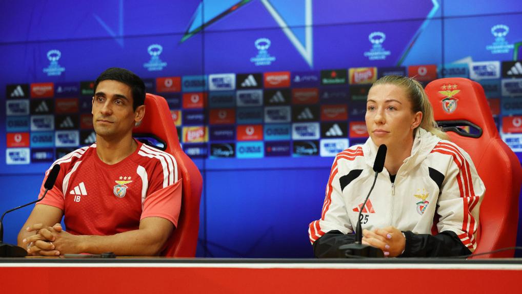 Chandra Davidson e Ivan Baptista - Foto: SL Benfica