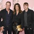 Presley com os pais Randy Gerber e Cindy Crawford