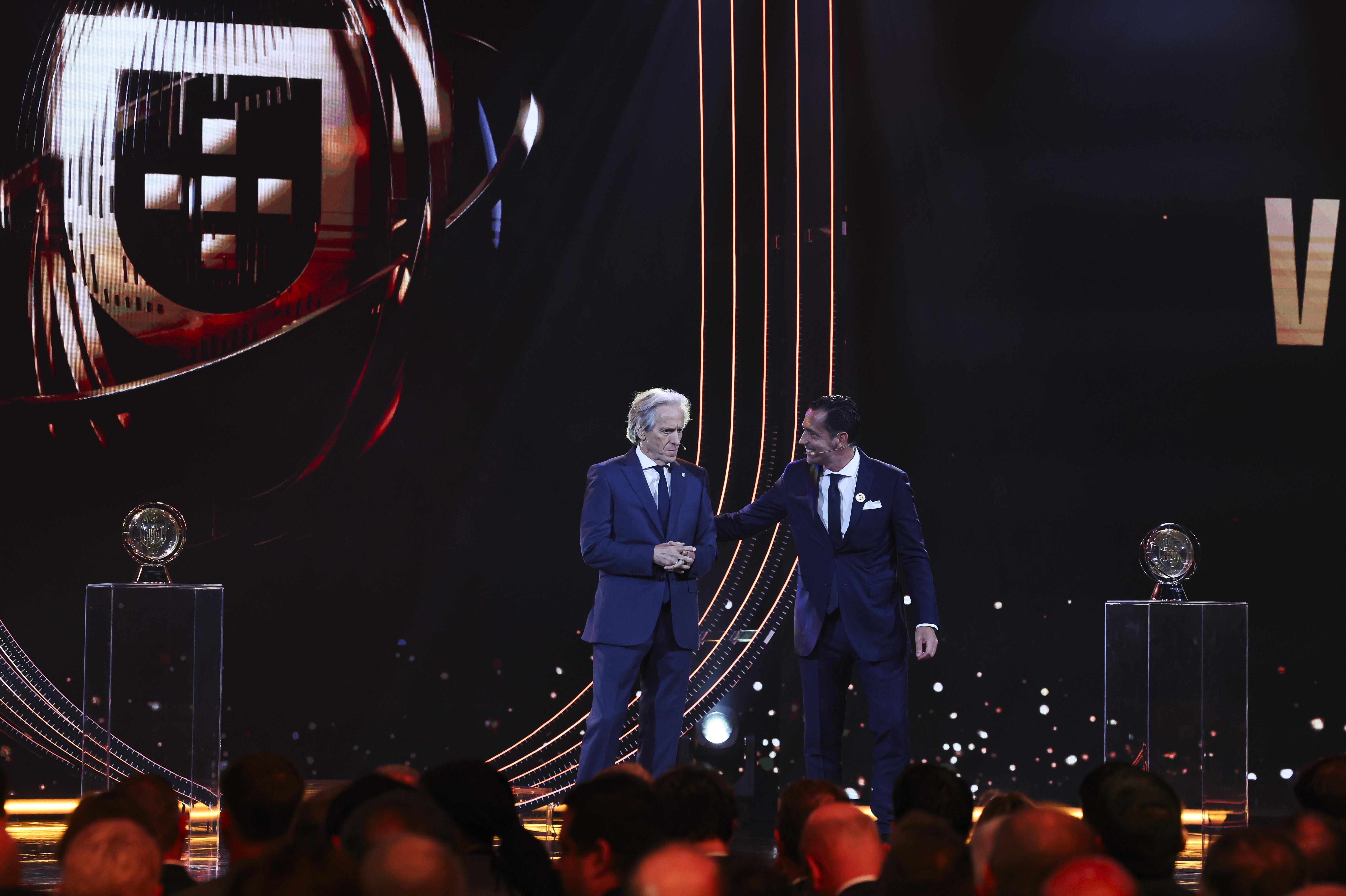 Jorge Jesus e Pedro Proença - Foto: FPF