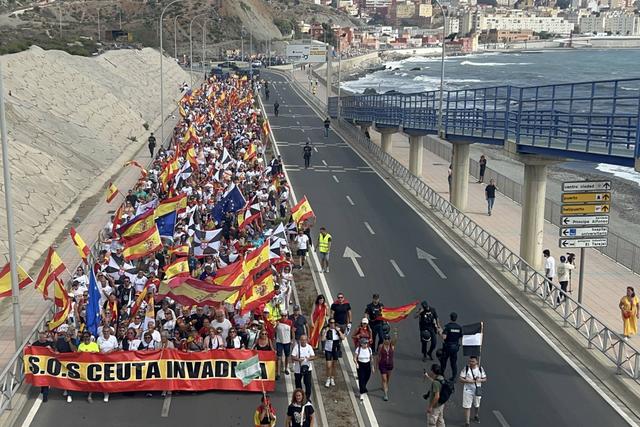 Manifestação em Ceuta. Foto IMAGO
