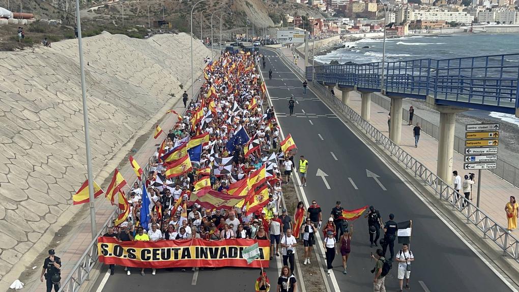 Manifestação em Ceuta. Foto IMAGO