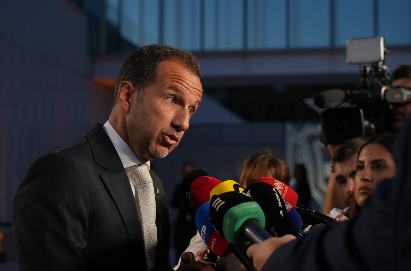 Frederico Varandas, presidente do Sporting, na Portugal Football Globes, organizada pela Federação Portuguesa de Futebol (FPF), realizada na FPF Arena Portugal, em Lisboa - Foto: Mariana Tenorio