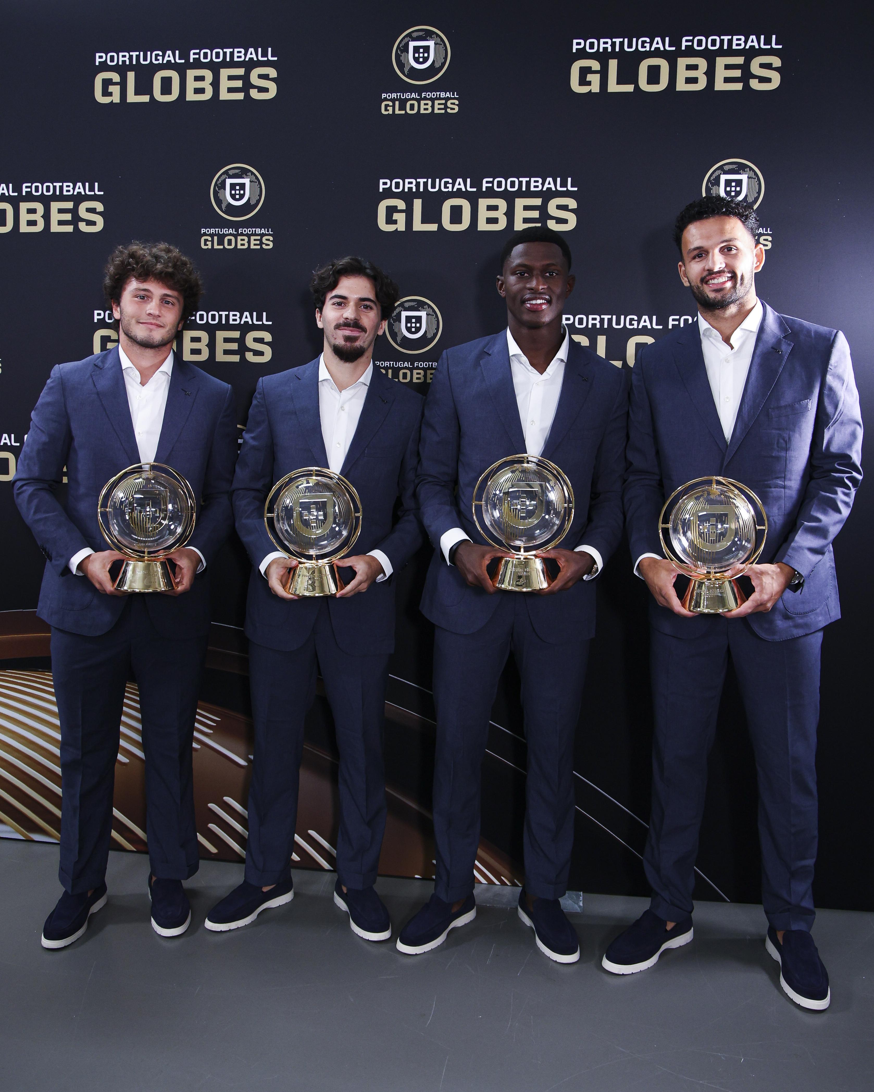 João Neves, Vitinha, Nuno Mendes e Gonçalo Ramos galardoados - Foto: FPF