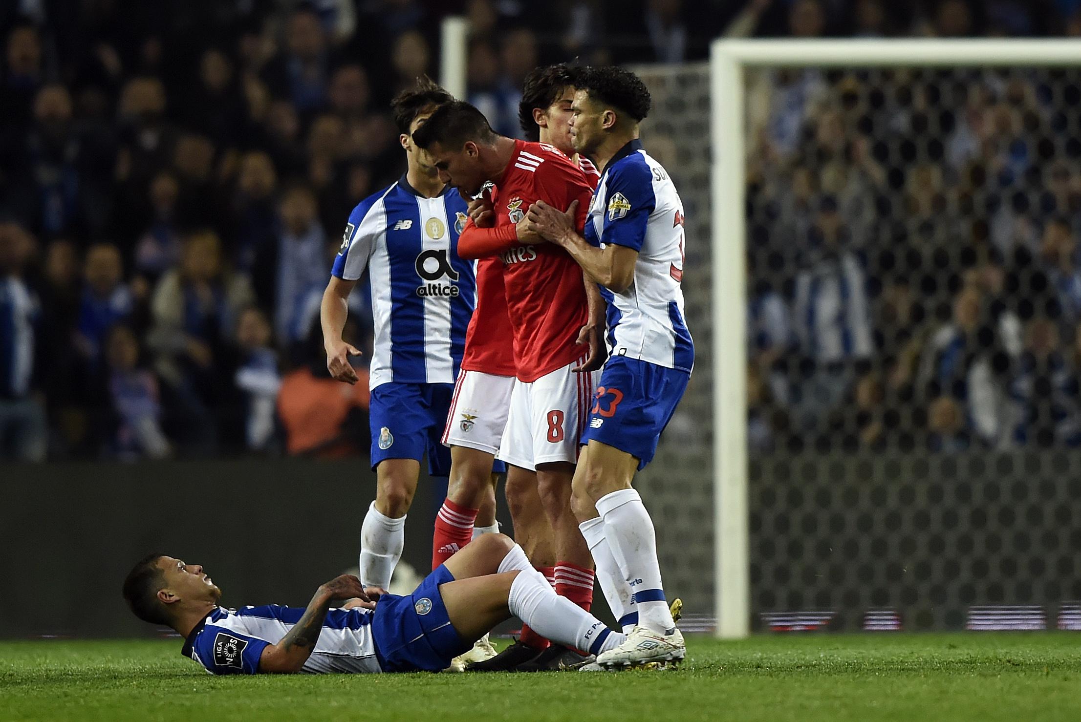 2018/2019, Liga: Gabriel (Benfica). Expulso aos 77'. Resultado no momento da expulsão: 1-2. Resultado final: 1-2. Foto A BOLA