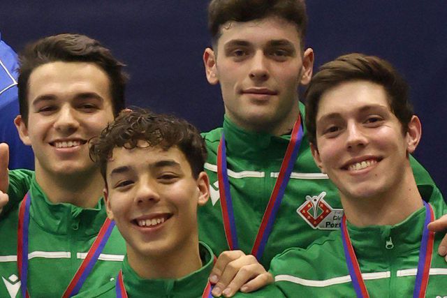 Ginástica: Portugal é campeão europeu de ‘all-around’ em Grupo Masculino