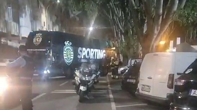 Sporting chega ao Estádio José Gomes para defrontar o Olivais e Moscavide