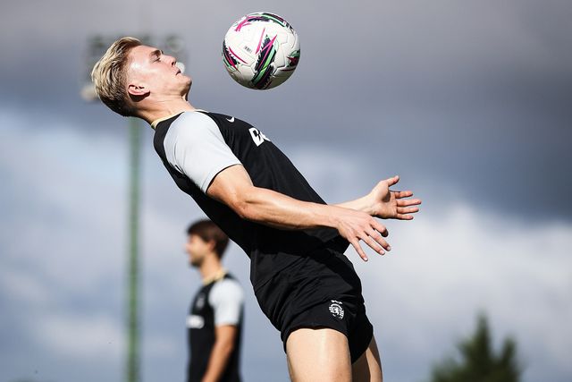 A 'maldade' de Harder sobre Kovacevic no treino do Sporting