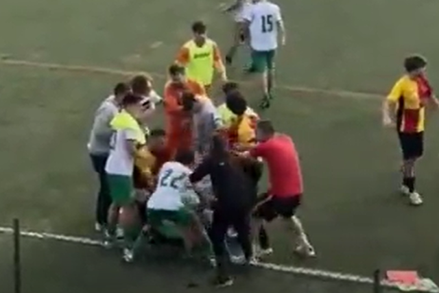 A pancadaria voltou em grande