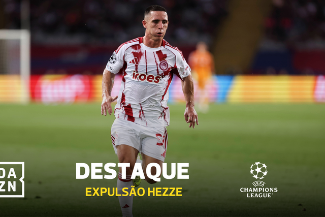 Descalabro do Olympiakos começa em expulsão polémica