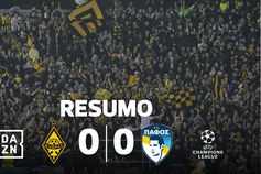 O resumo do empate entre Kairat e Pafos