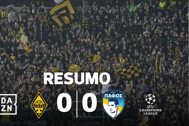 O resumo do empate entre Kairat e Pafos