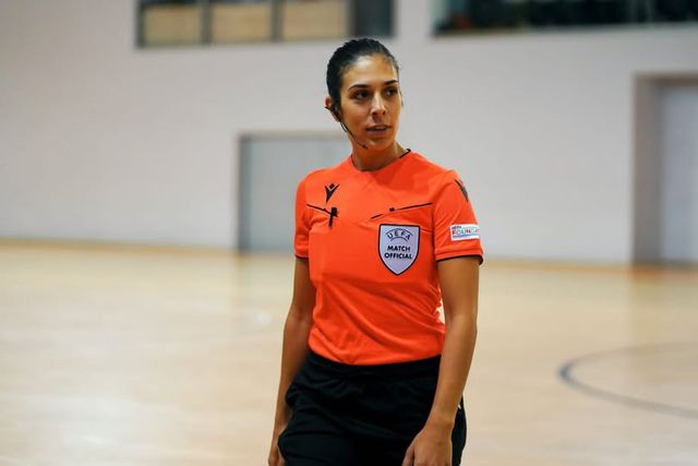 Árbitra Filipa Prata - Foto: AF Coimbra-FPF