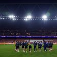 Treino do At. Madrid no Emirates (X/A. Madrid)